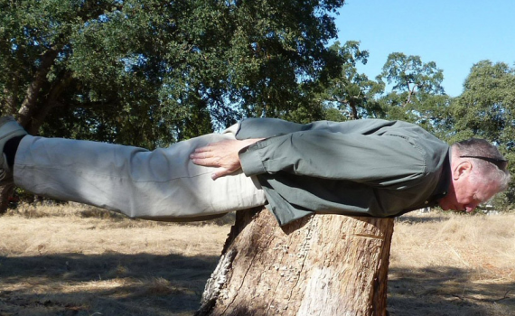 Ček, jel sam trebao guglati "planking" ili "acting"?