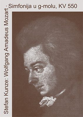 Naslovnica knjige Wolfgang Amadeus Mozart. Simfonija u g-molu, KV 550