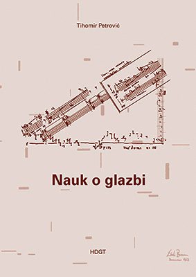 Naslovnica knjige Nauk o glazbi, 2. dopunjeno i promijenjeno izdanje