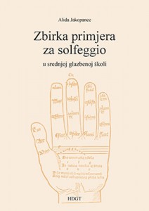 Naslovnica knjige Zbirka primjera za solfeggio u srednjoj glazbenoj školi