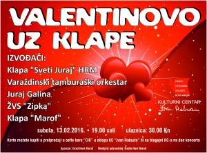 Valentinovo uz klape (KC "Ivan Rabuzin", 2016.)