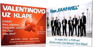 Valentinovo uz klape (KC Ivan Rabuzin, 10.2.2017.)