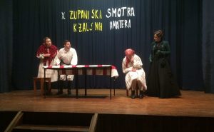 Županijska smotra kazališnih amatera - Dramska družina KUDa "Marof" (predstava "Flekica", Strmec Podravski, 24.03.2018.)