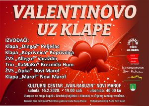 Valentinovo uz klape (15.2.2020., KC "Ivan Rabuzin")