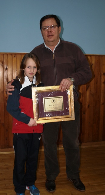 Stolnotenisačica Kluba 2013. Juro Horvat i Zara