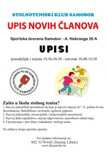 Plakat - upis 2015