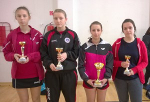 Klara Znika prvay s lijeva, Katarina Žitković drug s desna