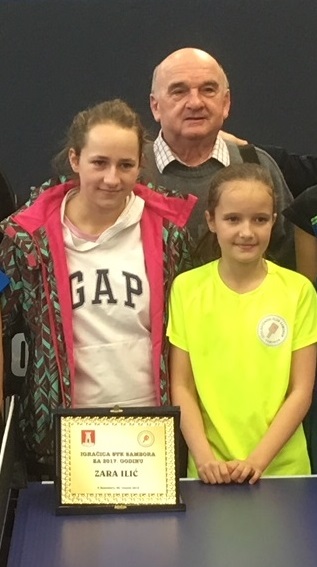 Zara Ilić stolnotesič-ica Kluba za 2017. godinu