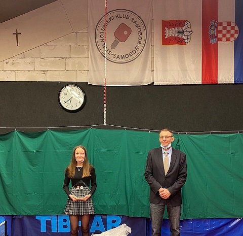 Neva Gojković stolnotenisač-ica Kluba za 2020.