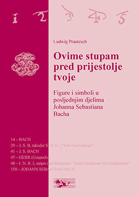 Naslovnica knjige Ovime stupam pred prijestolje tvoje. Figure i simboli u posljednjim djelima Johanna Sebastiana Bacha