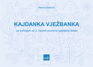 Kajdanka vježbanka za solfeggio za 2. razred osnovne glazbene škole